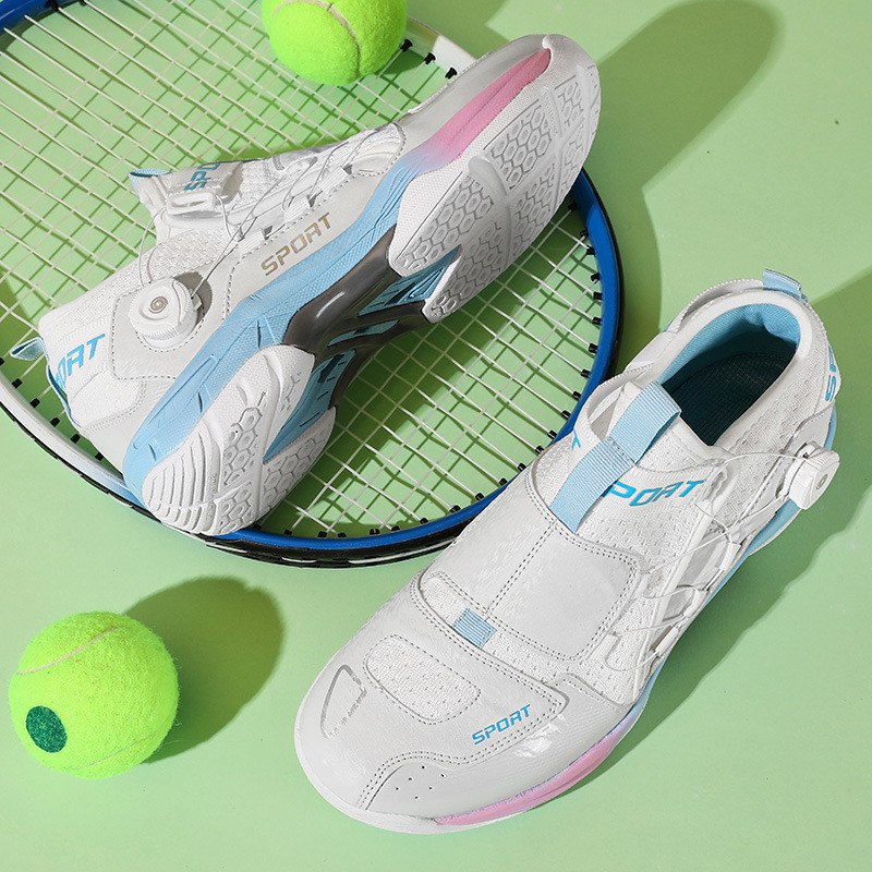 Sabi novo estilo sapatos de Badminton masculino feminino resistente ao desgaste Ultra-leve antiderrapante absorção de ch