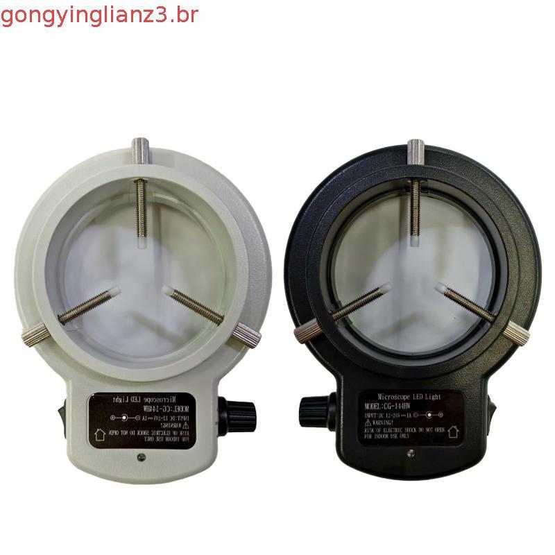[Desconto B] Luz De Miscópio-Ring Light Anel De Ajustável 144 Contas De Lâmpada Fonte LED Iluminador De Industrial-Pl