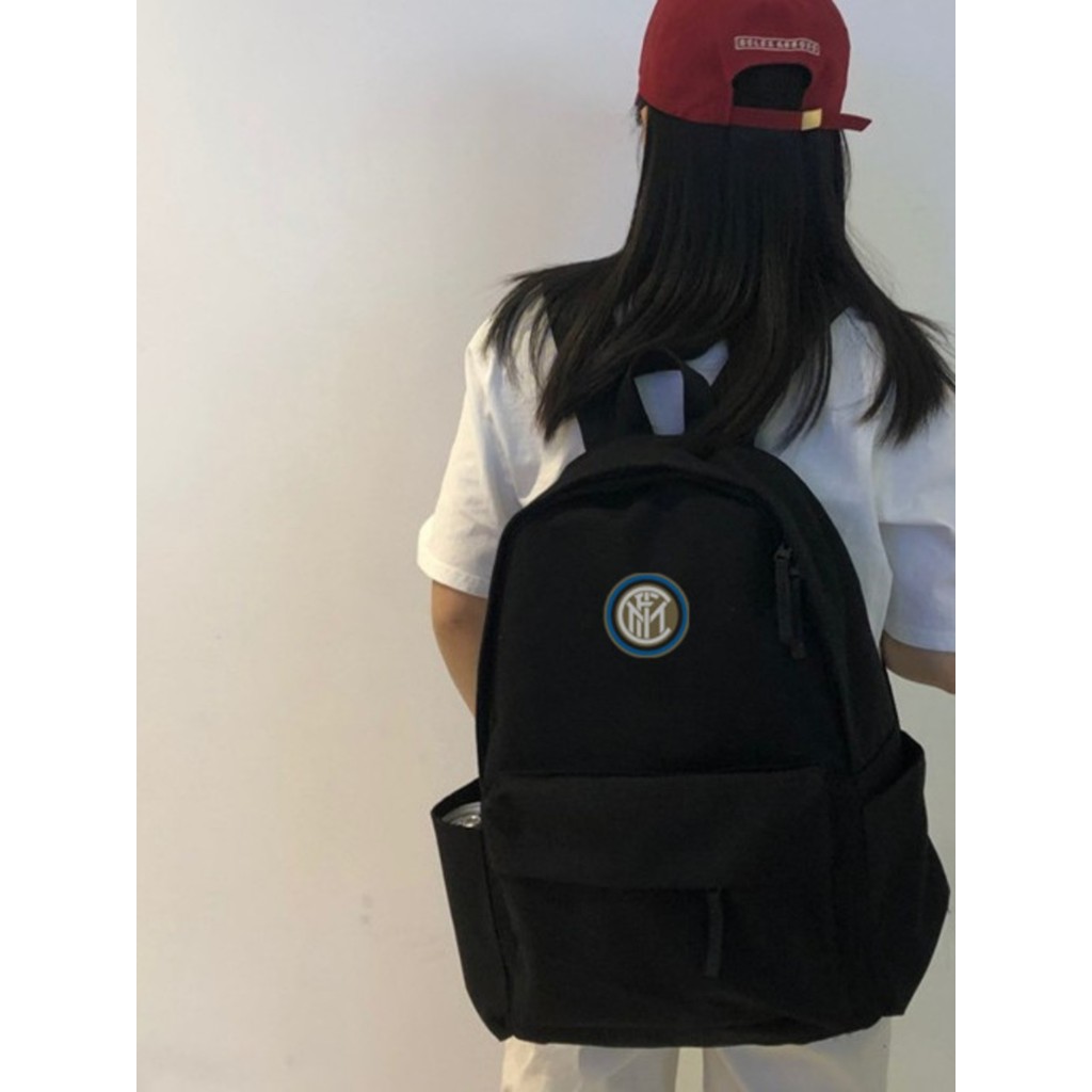 Internacional Milan Fan Supplies Lembranças Internacional Milan Mochila de Lona Nacional Ventilador de Arroz Mochila Bol