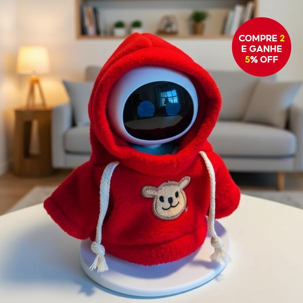 Pacote De Roupas Exclusivas Eilik Smart robot AI Tamagotchi : Suéter , Chapéu , Combinação De Lenço De Natal (Sem Robô)