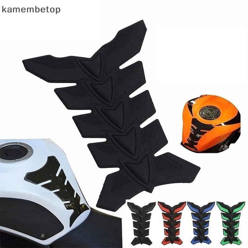 TOP Tanque De Óleo Da Motocicleta Stiers Estilo Do Carro 3D Fibra De Carbono Almofada Tankpad Protetor Stier Osso De Pei