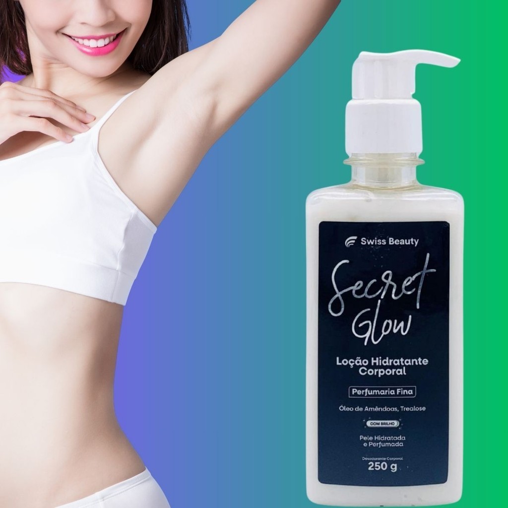 Loção Hidratante Swiss Beauty Secret Glow 250g Feminina