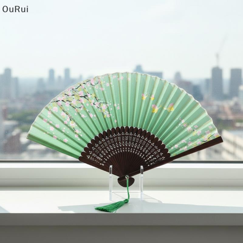{ RUI } Suporte De Ventilador De Mão Com Display Acrílico Transparente , Braet Durável Para Dobrável Colecionável , Mesa