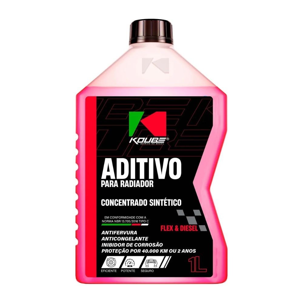 Aditivo Para Radiador Koube Rosa Concentrado 10001