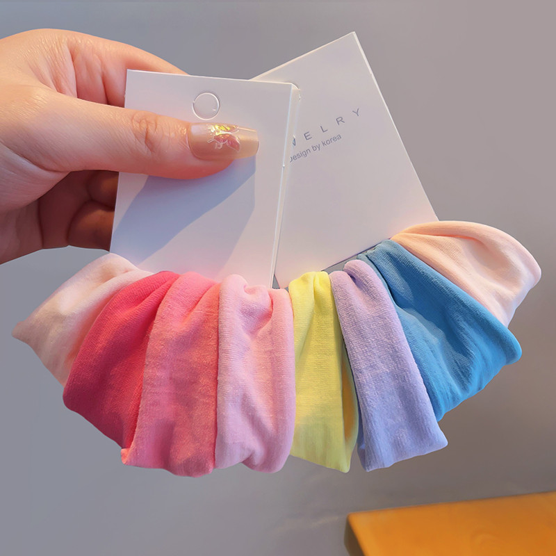 Crianças amarrar rabo de cavalo alto elástico meninas ampliado alto elástico anel de cabelo corda de cabelo meninas não