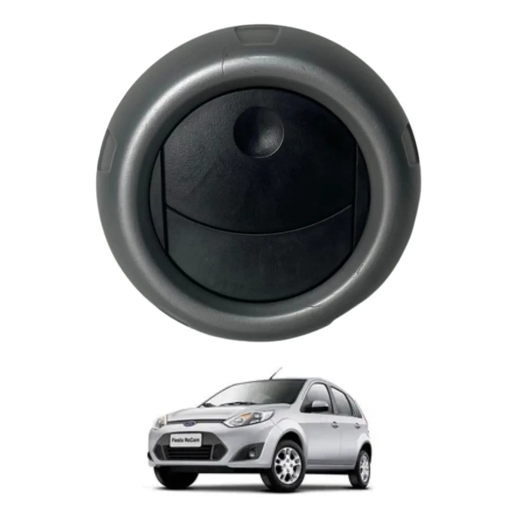Difusor Ar Fiesta Ecosport Original Ford 7s6ha018b08a Prata