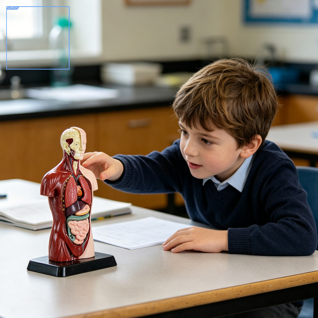 Anatomy Model Simulation Body 3d Torso with Removable Organs Medical Teaching Aid for Students Stem Educational Structur