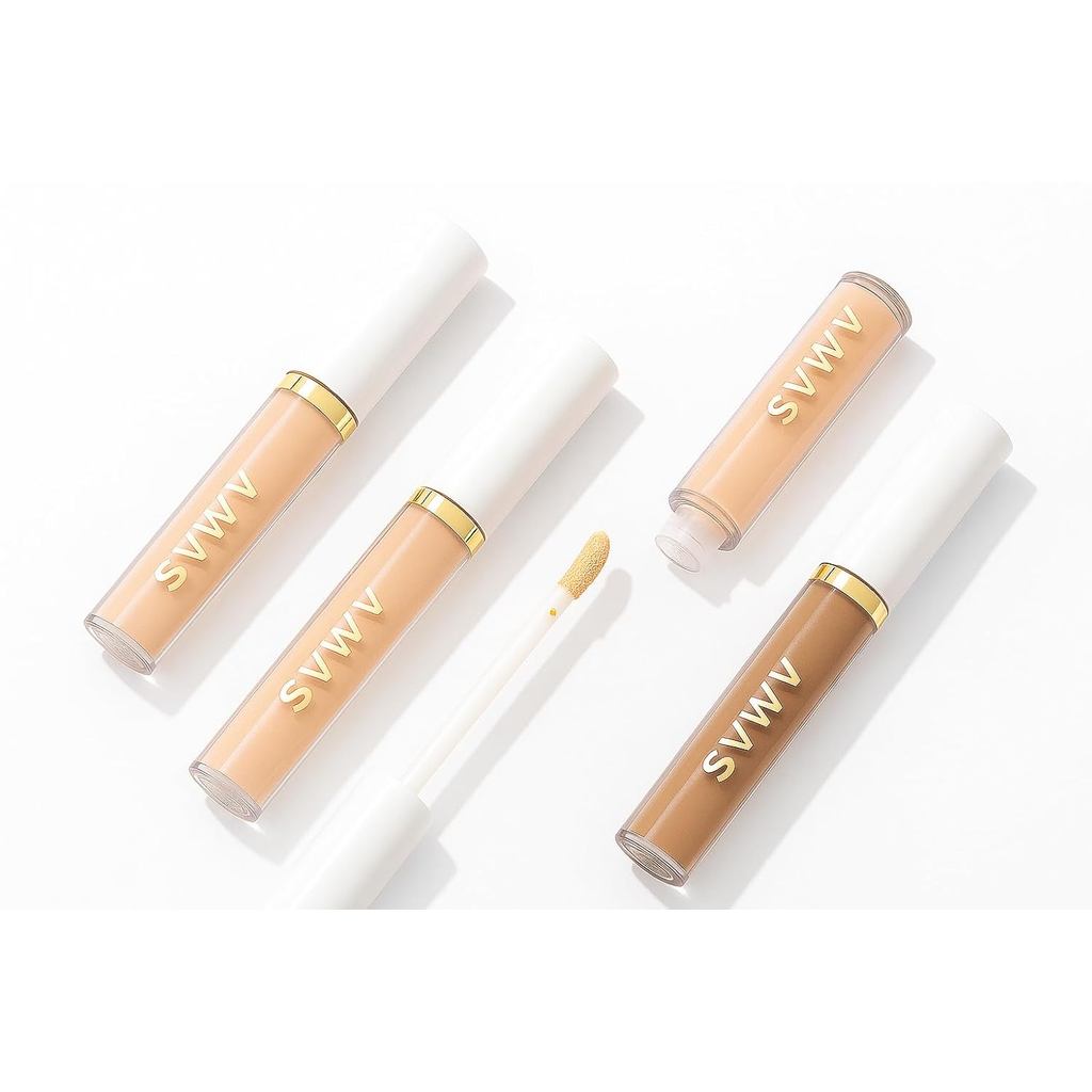 LuxeBeauty Coffee Concealer Makeup & Full Coverage Foundation - Undereye Corrector, Face Makeup for Dark Circles, Long-L