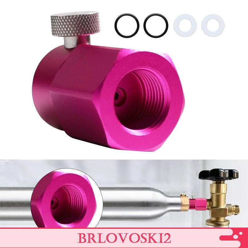 [Brlovoski2] Adaptador De Tanque De CO2 Conector Acessório De Enchimento Rápido De Metal Resistente Para Máquina De Faze