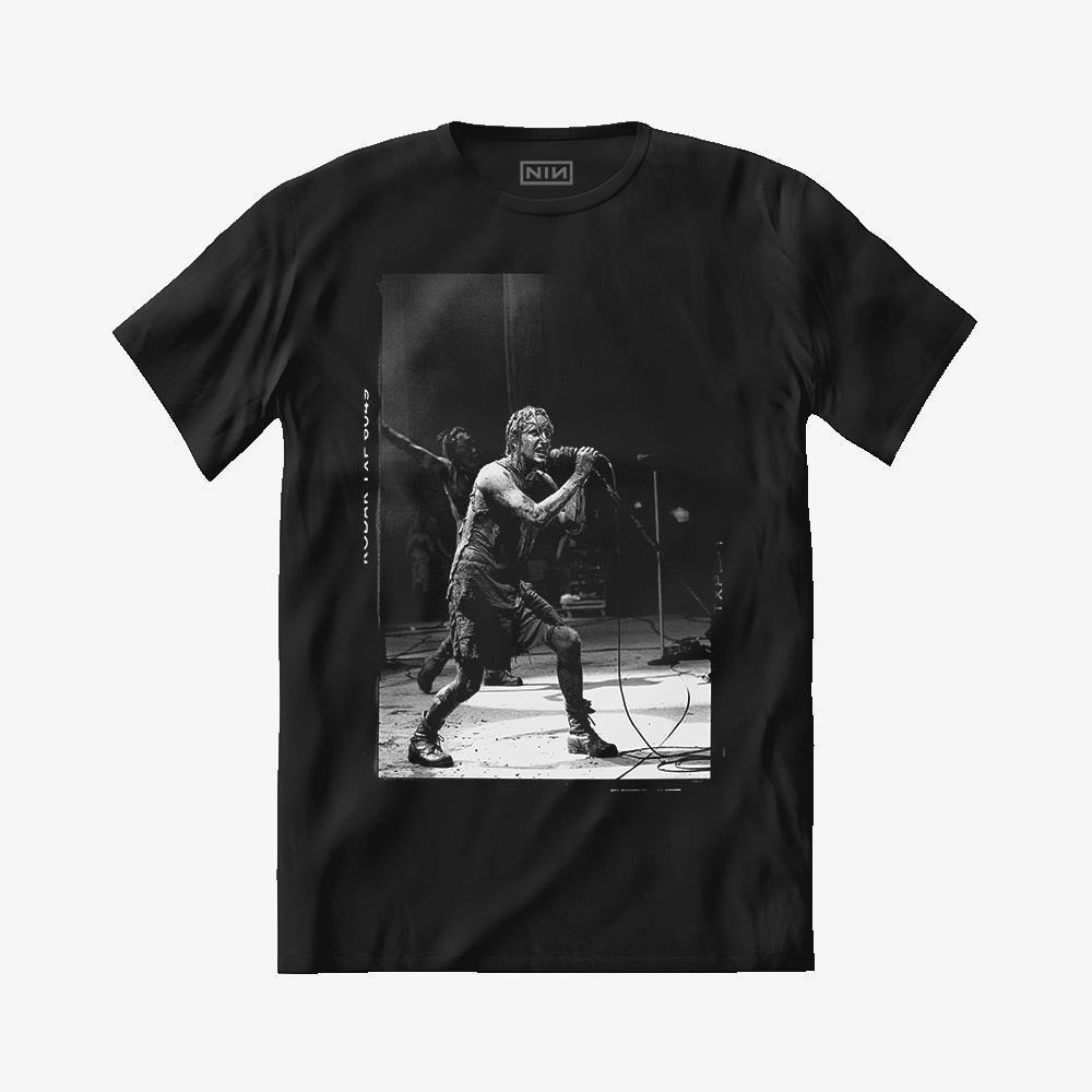 Camiseta Nine Inch Nails - SELF DESTRUCT 94 WOODSTOCK - Preta