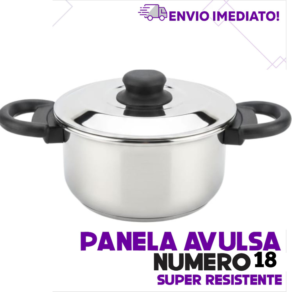 Caçarola Polida Numero Tamanhos variados 18,16 e 14cm