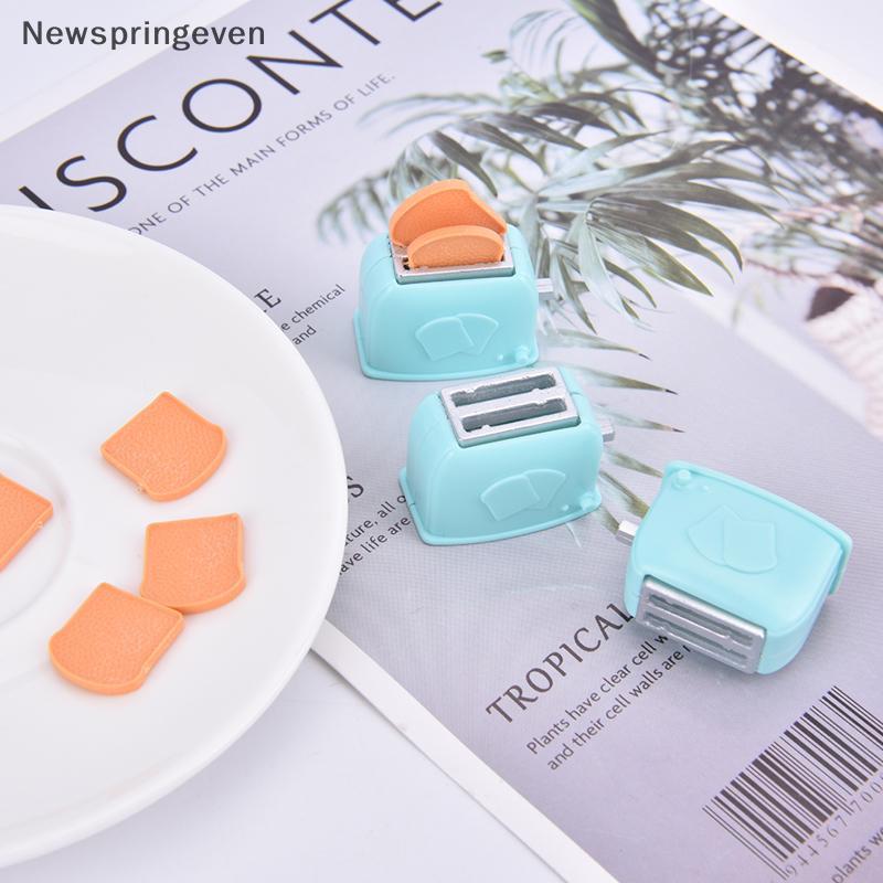 NSE Dollhouse Simulação Mini Torradeira Modelo De Brinquedo Em Miniatura Decoração De Cena De Cozinha EV