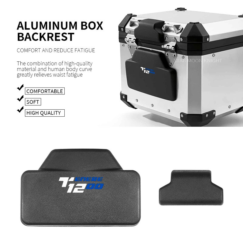 Acessórios Da Motocicleta Caixa Traseira Almofada Encosto Caso Superior Para Yamaha Tenere 700 XT1200Z Super XT660Z