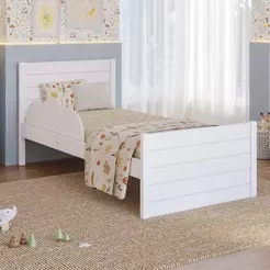 Cama Infantil Nuvem com Proteção Lateral 100% MDF