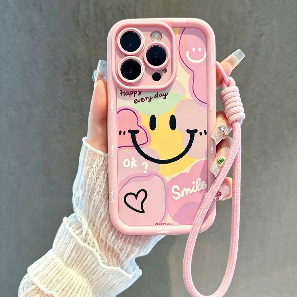 Capa para Moto G04 G24 G14 G54 G22 G34 G84 Edge 60 PRO Carinha sorridente Silicone Anti-choque Frete Grátis,Envio 24h