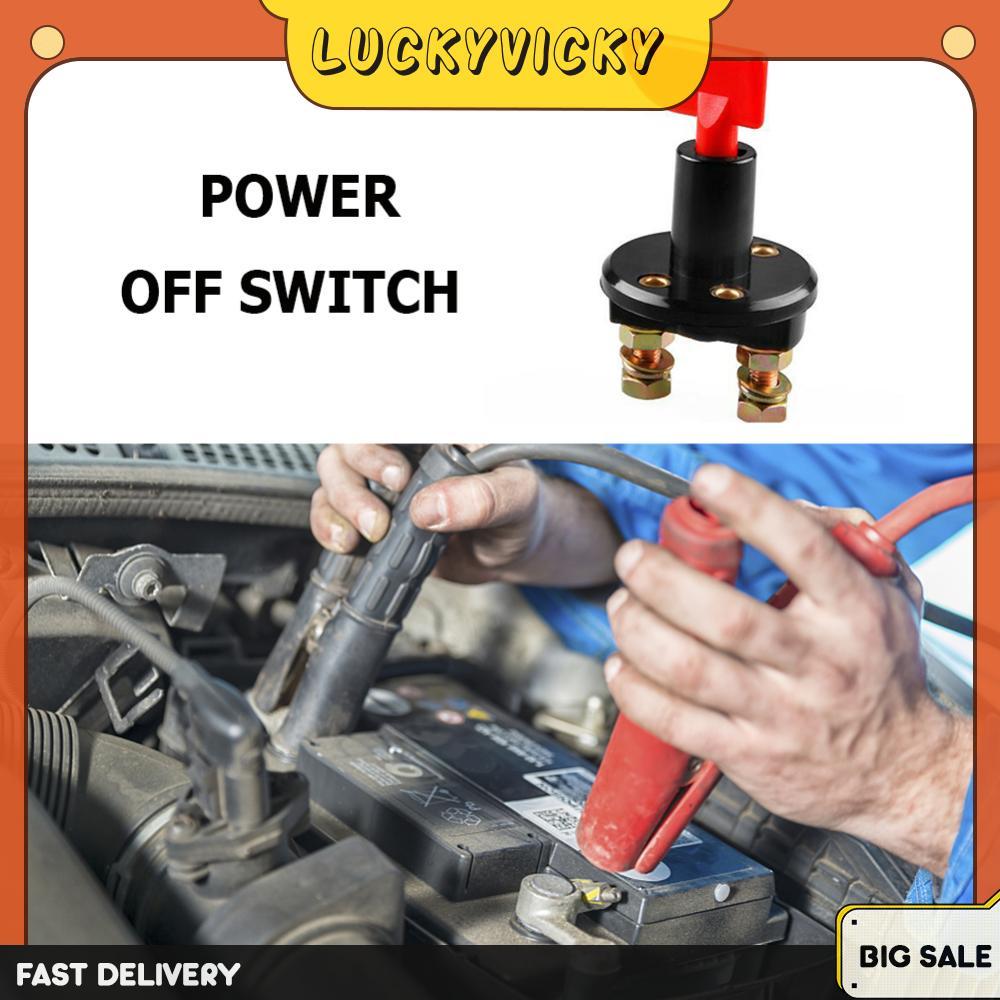 Interruptor Rotativo Isolado 24V 400A Com 2 Chaves Removíveis , Isolador De Bateria Para Carro , Caminhão , Barco , De E