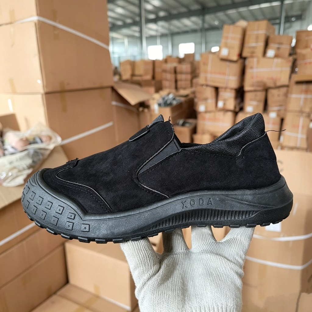 Flip masculino sapatos de pano macio sapatos casuais antiderrapantes072026Sapatos de pano com sola de bacalhau masculino