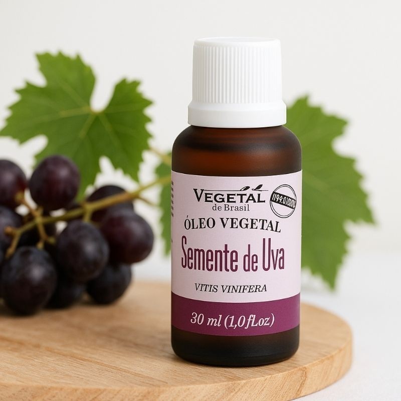 Óleo Vegetal de Semente de Uva 30ml | Vegetal do Brasil – Hidratação e Nutrição Natural