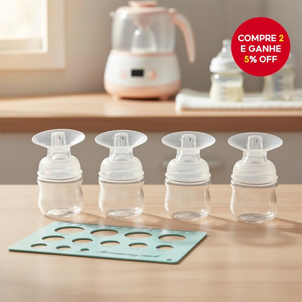 Inserções de flange de 15 17 19 21mm para bombas de leite vestíveis TSRETE Medela Momcozy S9 S9Pro S12 S12Pro.