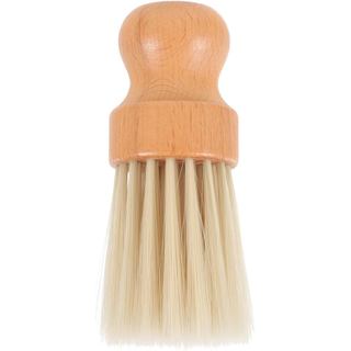 Escova de Limpeza Alipis com Cabo de Madeira para Limpeza de Mesa, Teclado, Interior de Carro, Escova Portátil de Cerdas