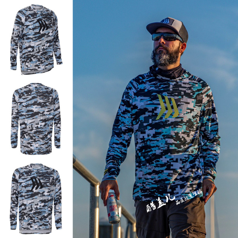 Roupas de pesca está chegando High-End 2026 primavera novo estilo masculino de secagem rápida respirável esportes lazer
