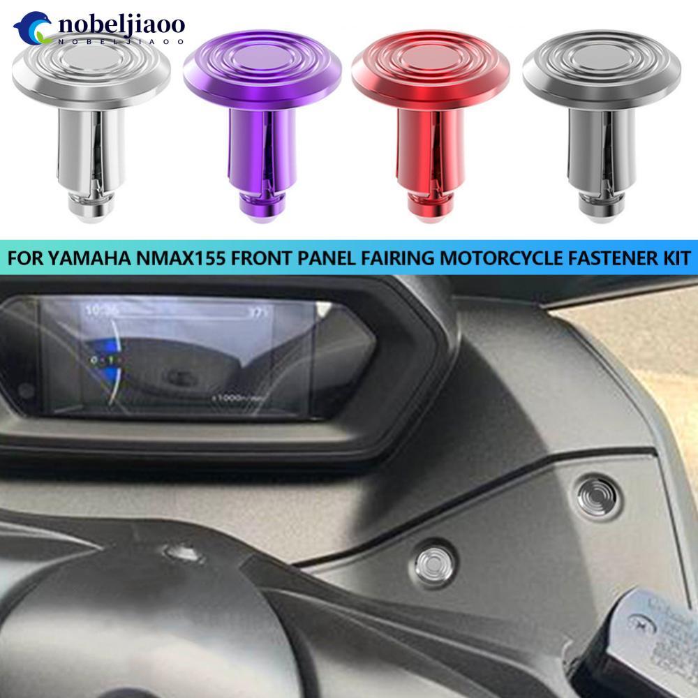 NOBELJIAOO Alumínio CNC Expansão Rebite Porca Conjunto Clipes De Parafuso Para Yamaha NMAX155 Painel Frontal Carenagem K