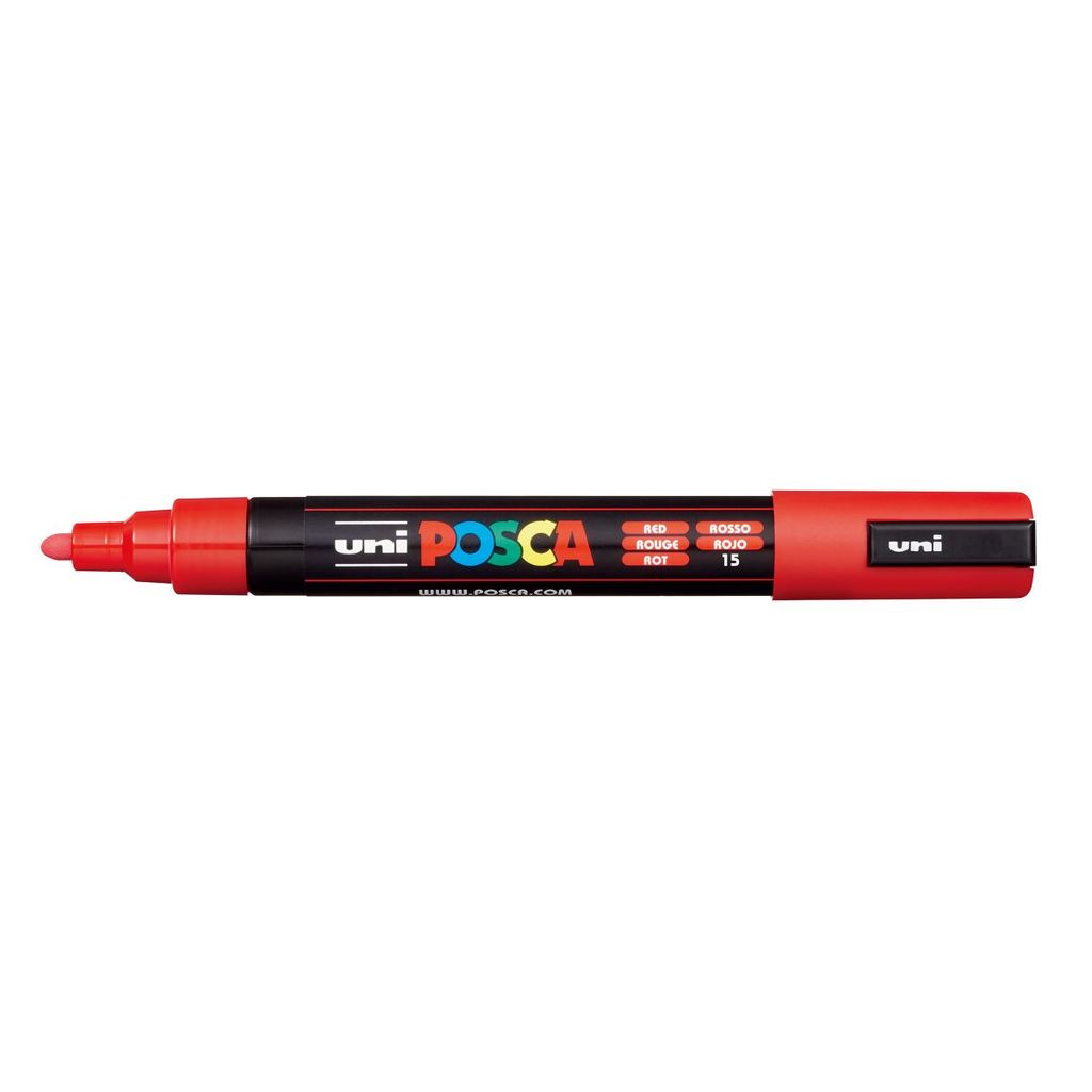 Caneta Posca PC-5M Vermelha uni-ball · foto 2
