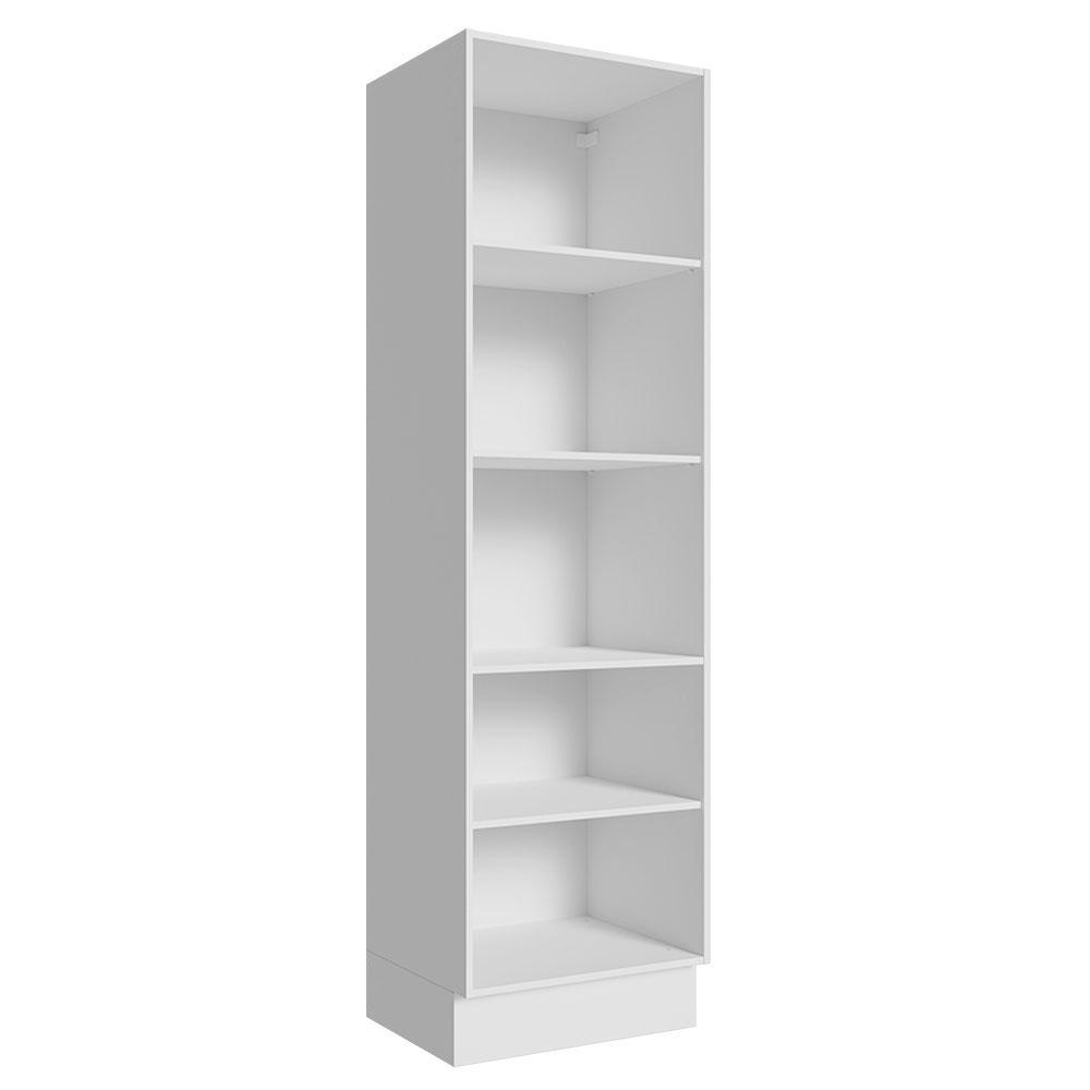 Paneleiro Armário de Cozinha 100% MDF 60 cm com Nichos Abertos Branco Acordes Madesa