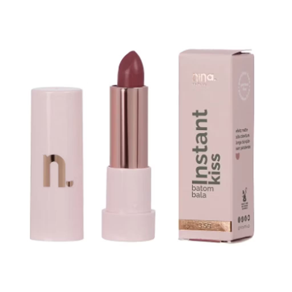 Nina Makeup Instant Kiss Wu Zeitan - Batom 3,5g