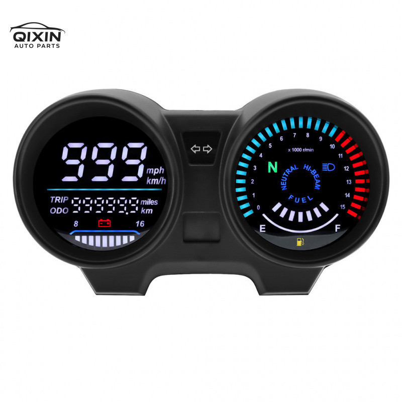 Adequado para Honda CG150 Titan150 Fan150 Digital LED odômetro, itinerário e painel de velocímetro-versão americana lati