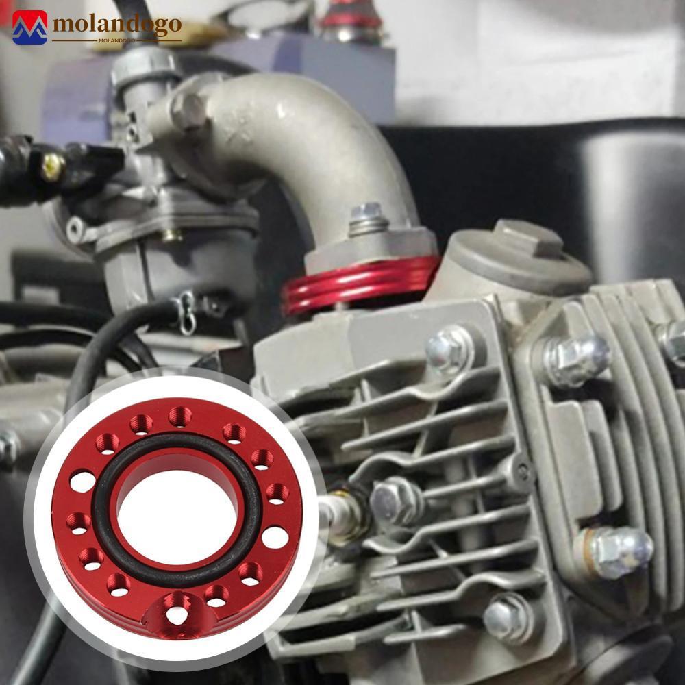 Milandogo CNC Alumínio 28mm Adaptador De Coletor De Admissão De Carburador De Motocicleta Para Regulador De Entrada De A