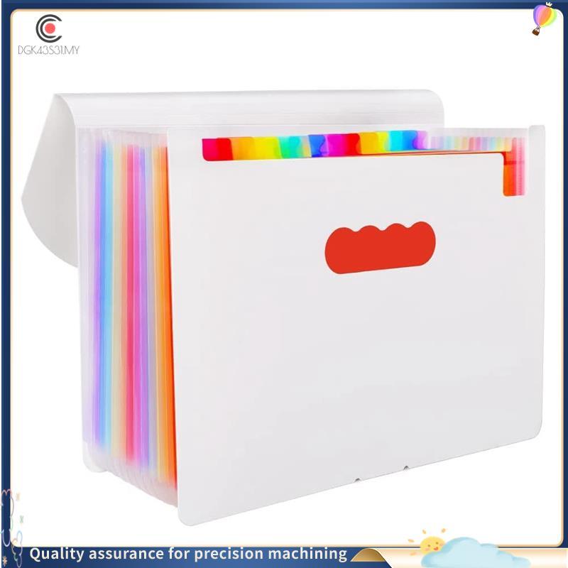 [hukou33] Pastas De Arquivo Portáteis Expansíveis Pasta De 12 Bolsos A4 Organizador De Documentos Acordeão Para Escola E