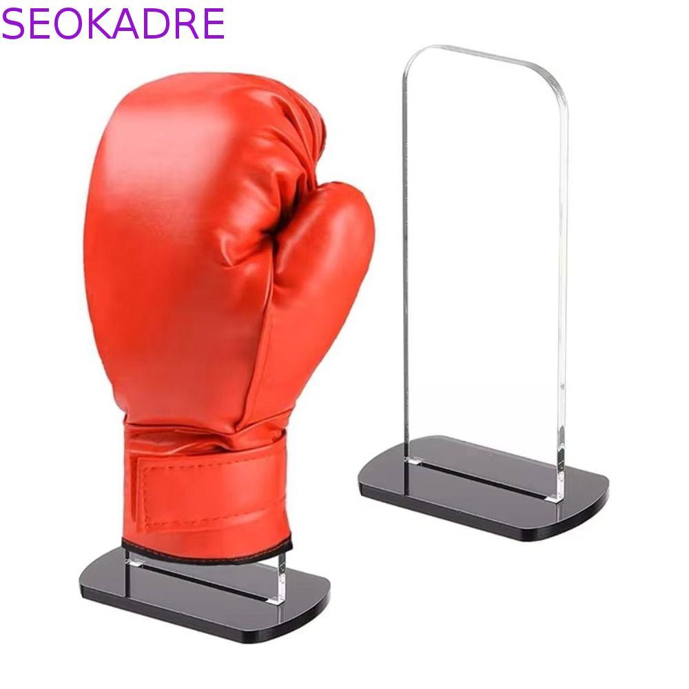 Suporte De Exibição De Luva De Boxe SEOKADRE , Acrílico Vertical , Porta-Luvas Autografados De 5 Mm De Espessura