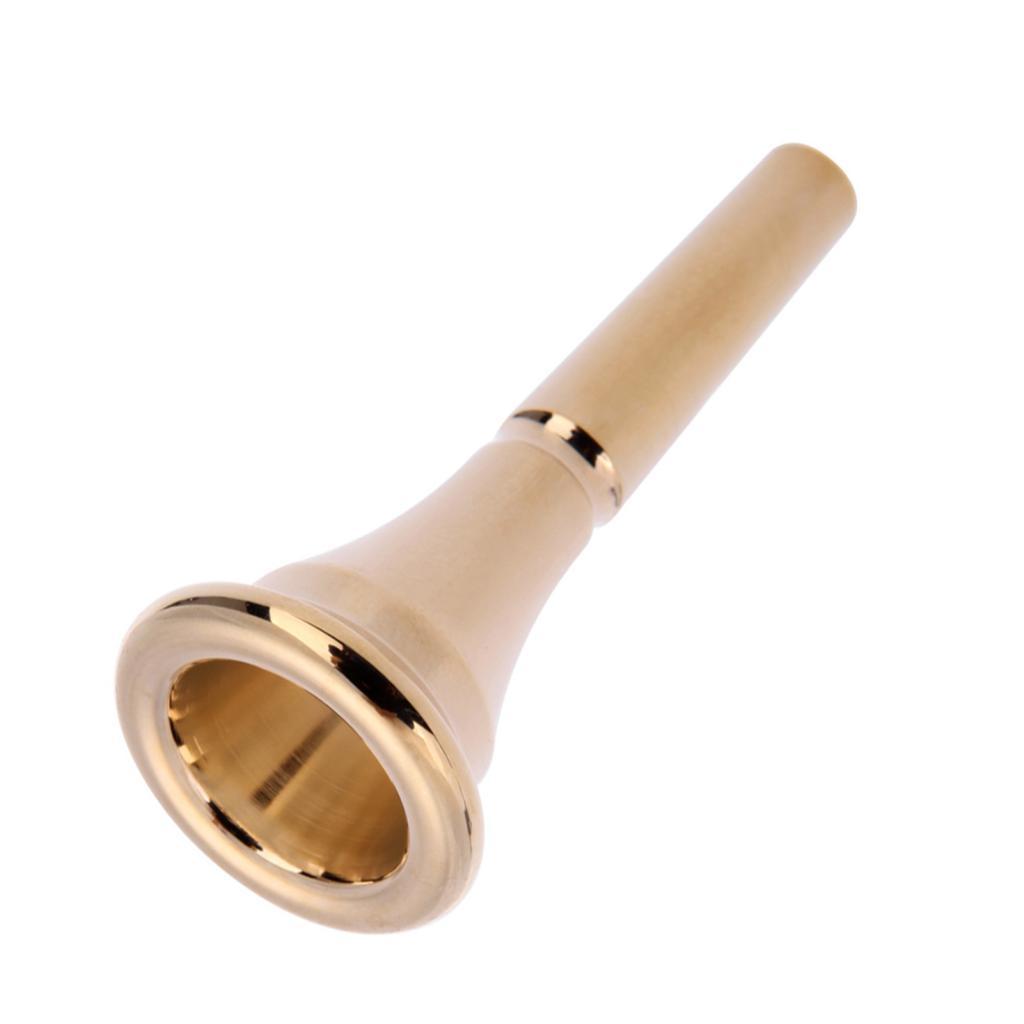 lightdot.br Btuty Bocal de trompa francesa cobre dourado durável elegante