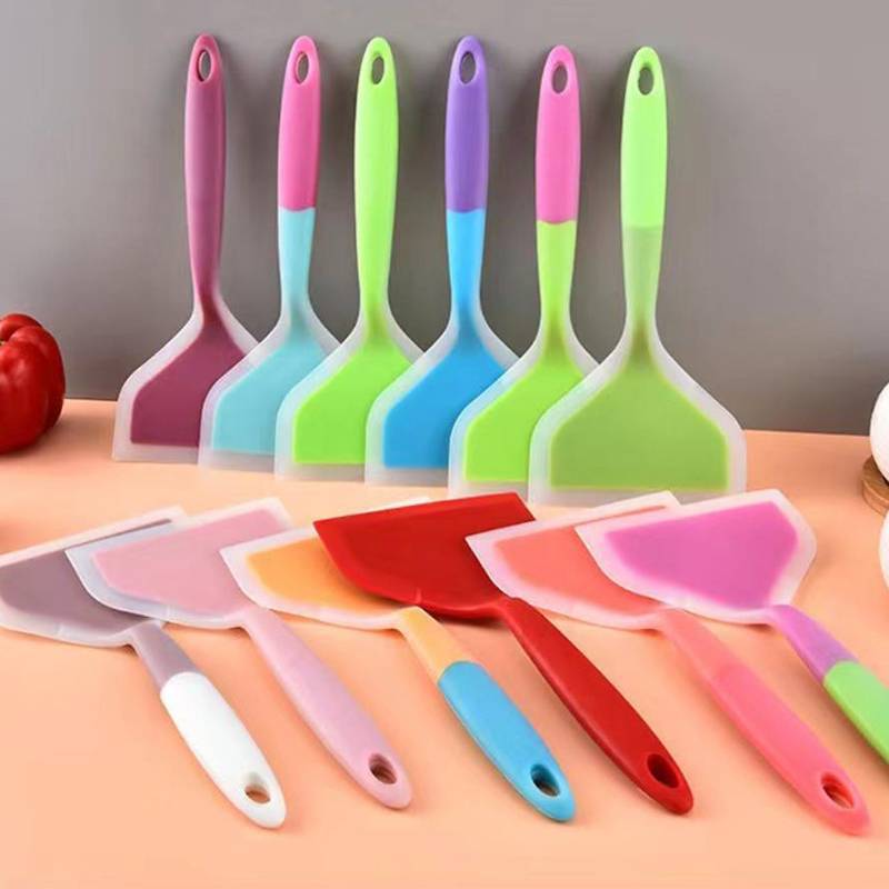 [Dhiint] Utensílios De Panela Multiuso Não Sti-Espátula De Ovo De Silicone , Virador De Panqueca Larga E Flipper Para Co
