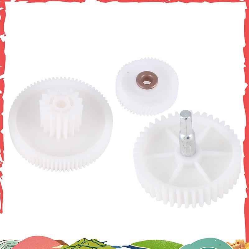 3 Pçs Moedor De Carne Doméstico Engrenagens Plástico Substituição S/M/L Engrenagem Para Peças Reparo