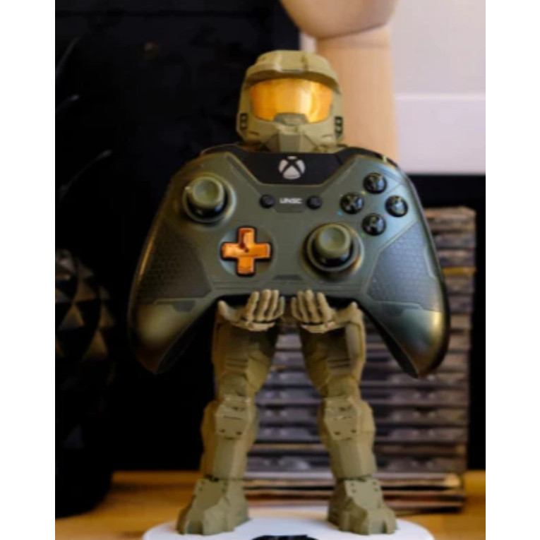 Master Chief | Suporte para Controle e Celular – Halo – Decoração Gamer 3d