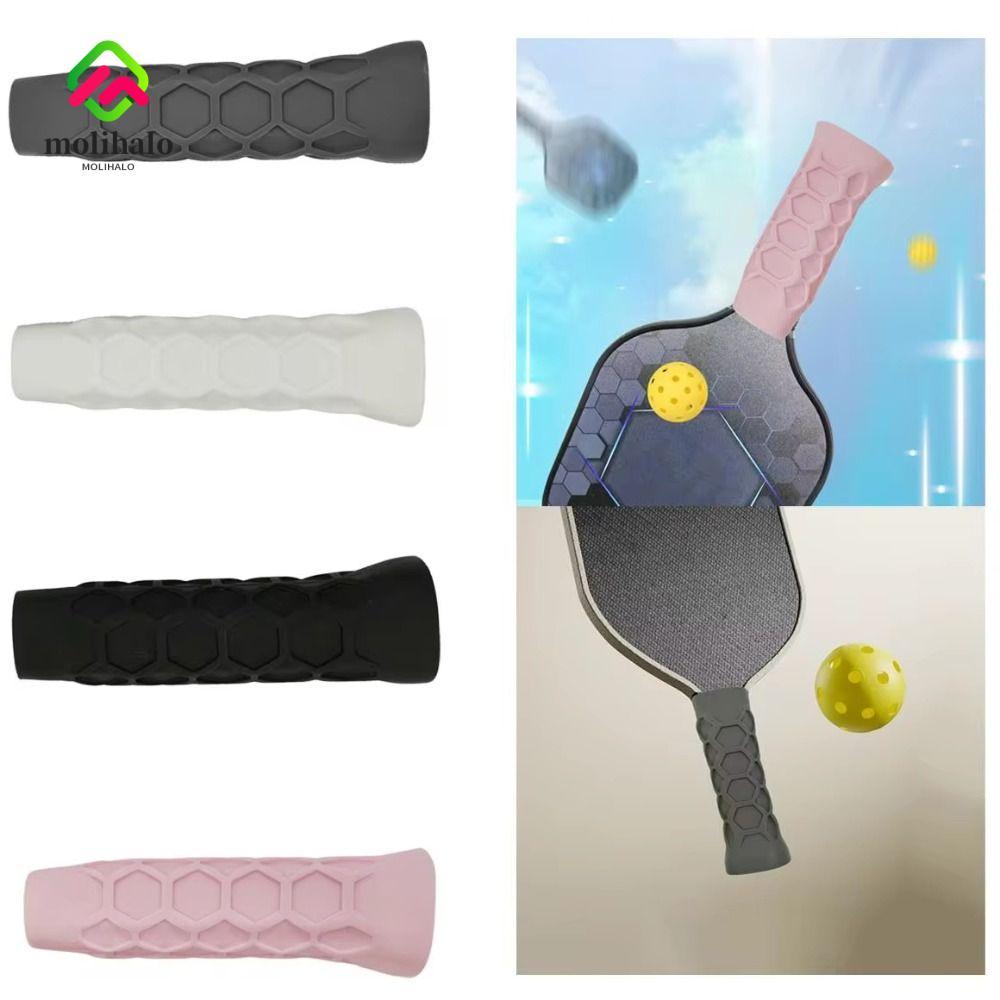 Capa MOLIHALO Pickleball Paddle Grip , Silicone Antiderrapante Sílica Gel Undergrip , Acessórios Padel