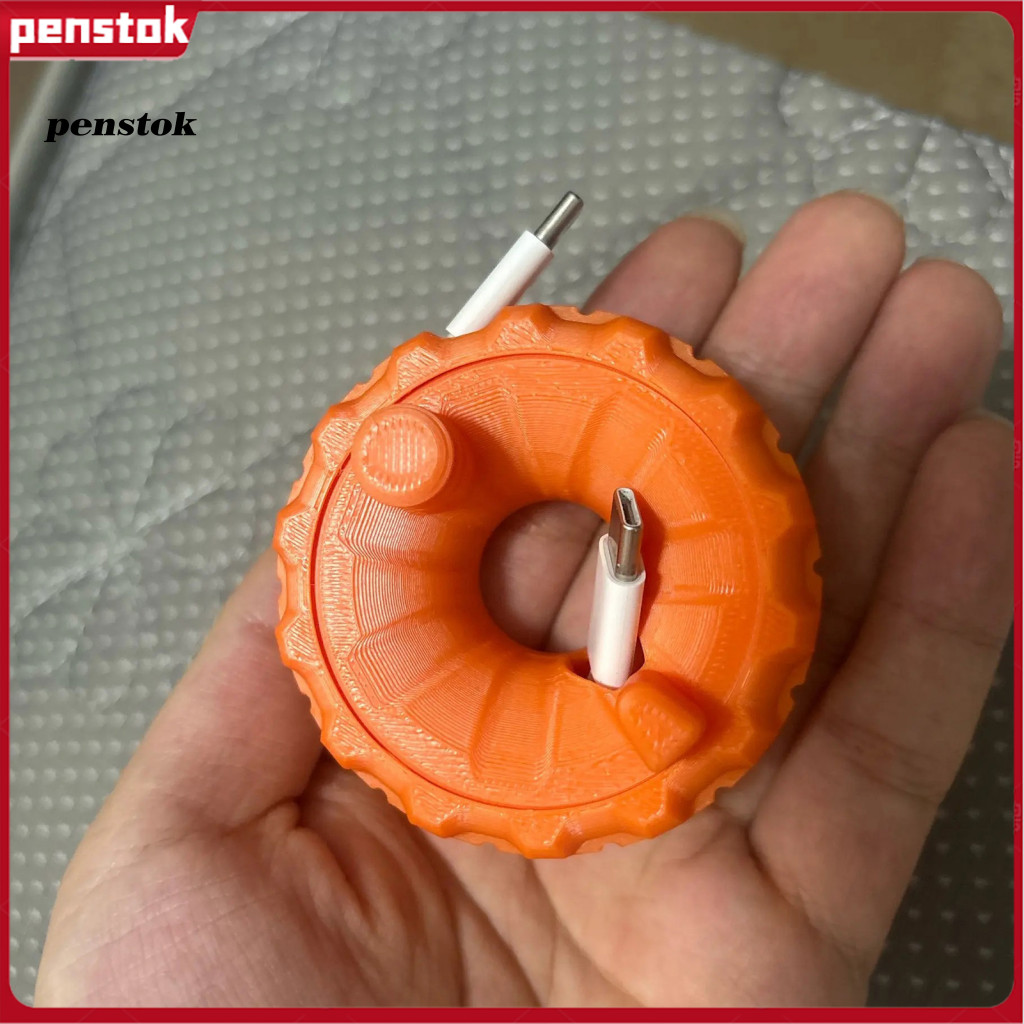 Cable Winder Cord Organizer Donut Shaped for Earbuds Charging Cables – Portable Tangle-free Management for Home Office