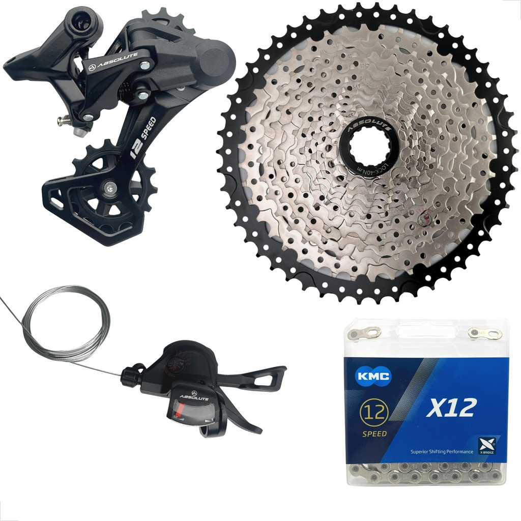 Kit Relação Absolute Nero 12v 1x12v Corrente Kmc K7 11/50