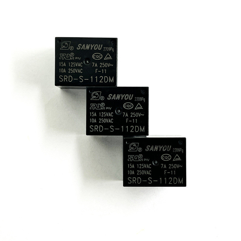 2pcs SEMYOO Relé SRD-S-112DM Um conjunto normalmente aberto 15A 4 pinos SRD-S-112DM 12v
