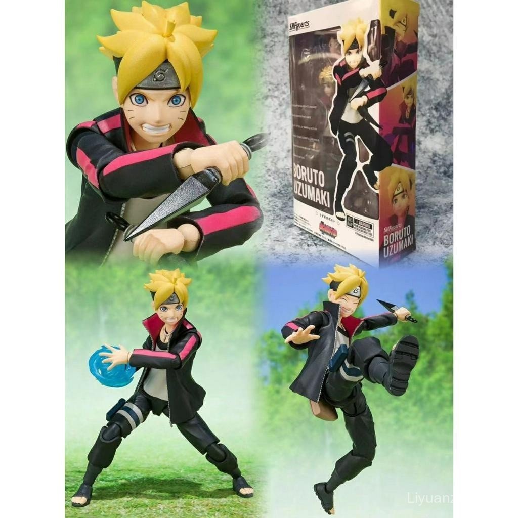 Naruto Shippuden Boruto Uzumaki Naruto Modelo + Acessórios Móveis Modelo Articulado de 14cm XSMP