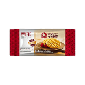 Waffle Congelado Forno de Minas