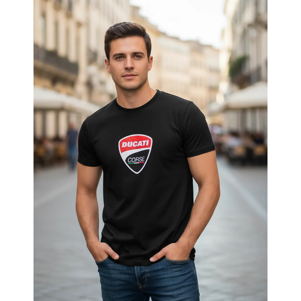 Camiseta Ducati Moto Desmo Corse Ducati Algodao