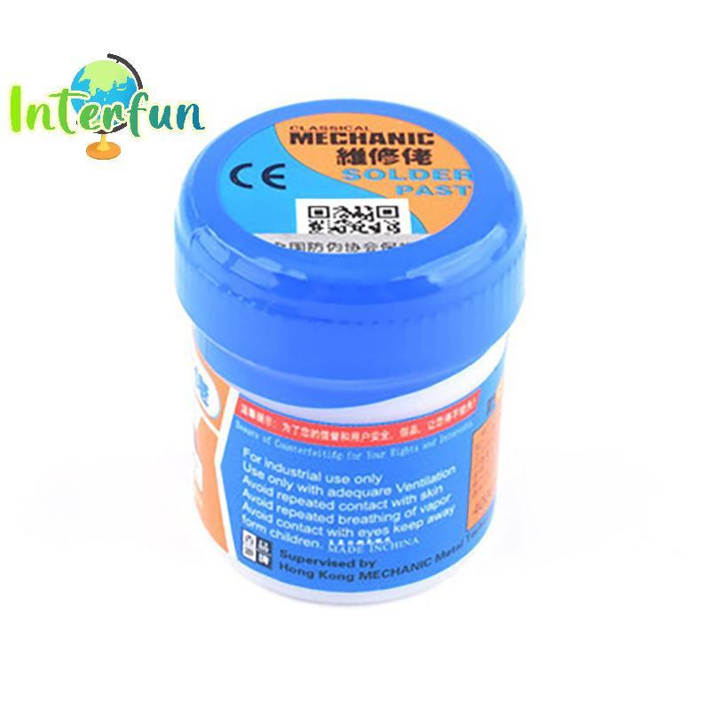 [InterfunB] Série XG 183 ° C Pasta De Solda De Estanho Fluxo Ecológico Para Placa PCB LED Componente Eletrônico Reparo D