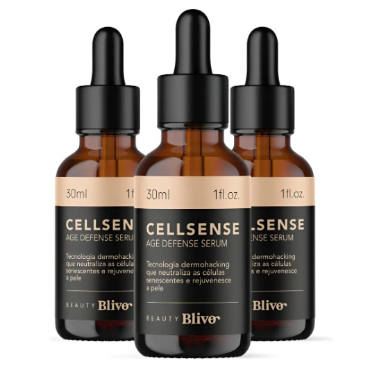Cellsense Serum Facial Original (3 Frascos)