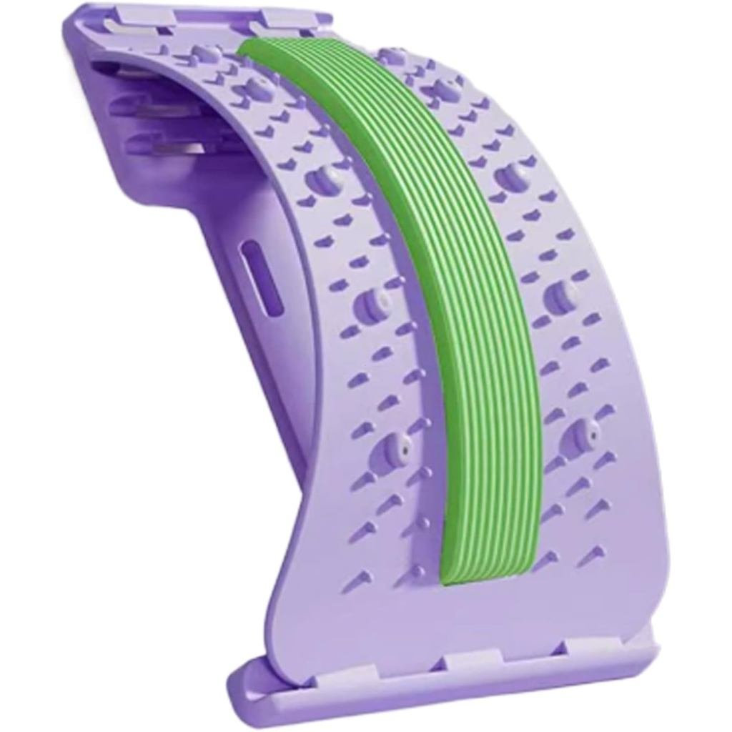 Placa de suporte lombar ajustável, extensor de costas, placa de suporte para a cintura, extensor de costas com almofada