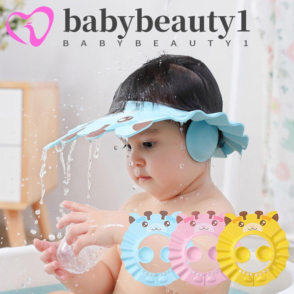 BABYBEAUTY1 Chapéu De Banho Para Bebê , Chuveiro , Desenho Animado , À Prova D'água , Infantil , Lavagem De Cabelo , Cap
