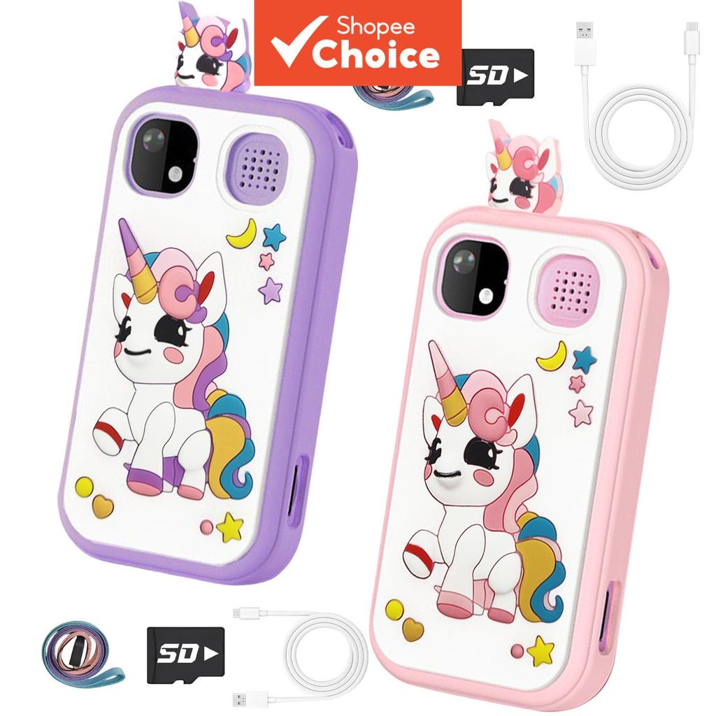Smartphone de Brinquedo para Crianças com Controle Touch de 2,4 Polegadas, Câmera Dupla, Jogos, Entretenimento e