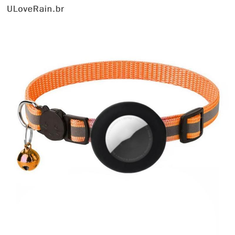 ULOVERAIN Pet GPS Traer Com Sino Bonito Reflexivo Noite Gato Endereço Pegada Colar Pingente Traing Cão Pássaro Anti-Perd